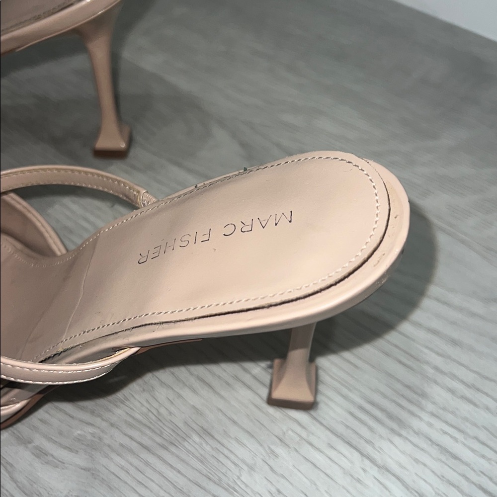 Marc Fisher Nude Pointed Heels - Picture 3 of 5